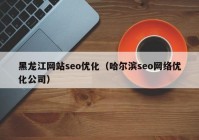 黑龙江网站seo优化（哈尔滨seo网络优化公司）